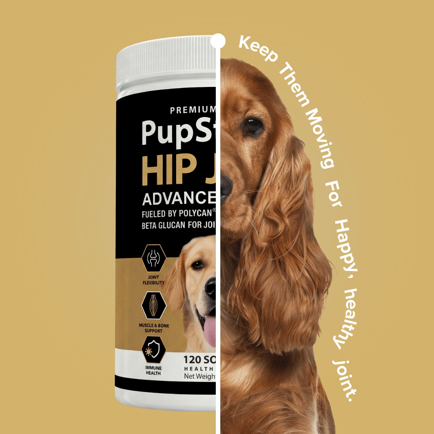 PupStrong+ Hip Joint Advanced Support
