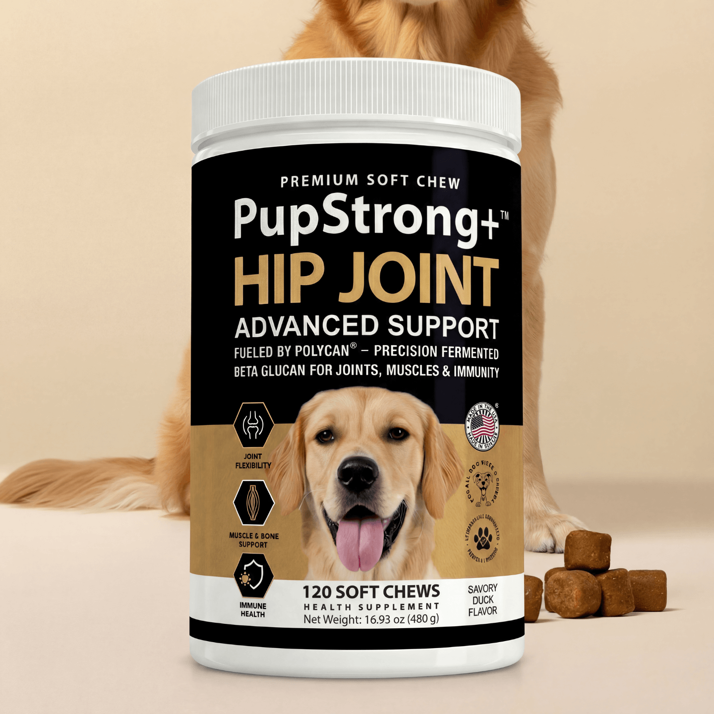 PupStrong+ Hip Joint Advanced Support
