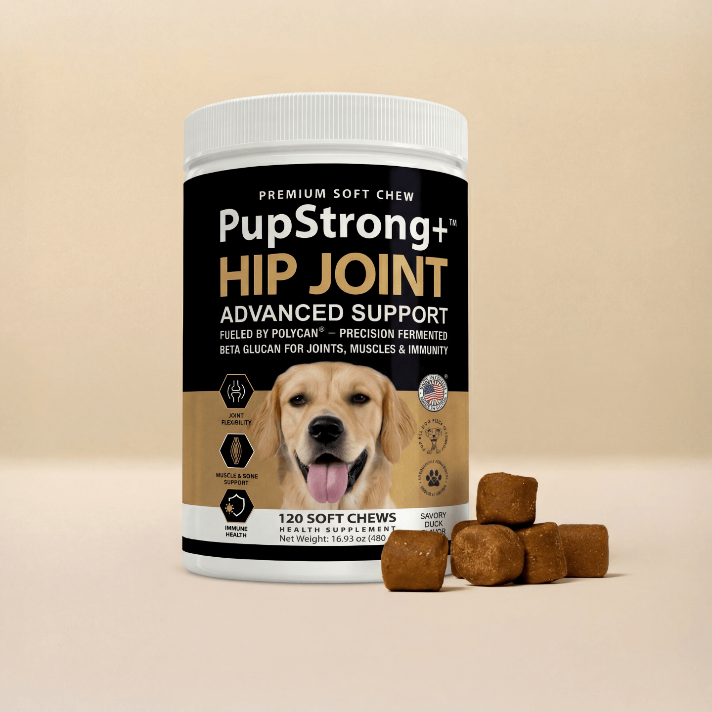 PupStrong+ Hip Joint Advanced Support